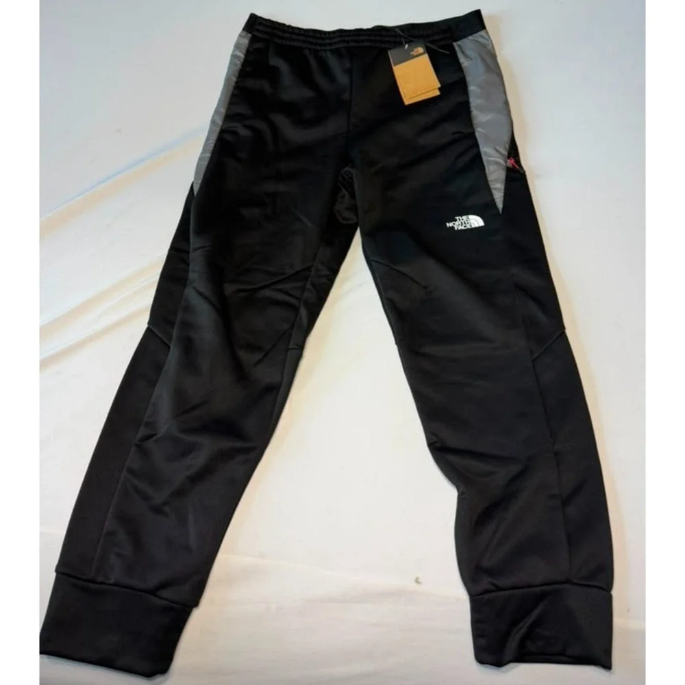 The North Face Black & Gray Athletic Pants - Size Large Regular (NWT)